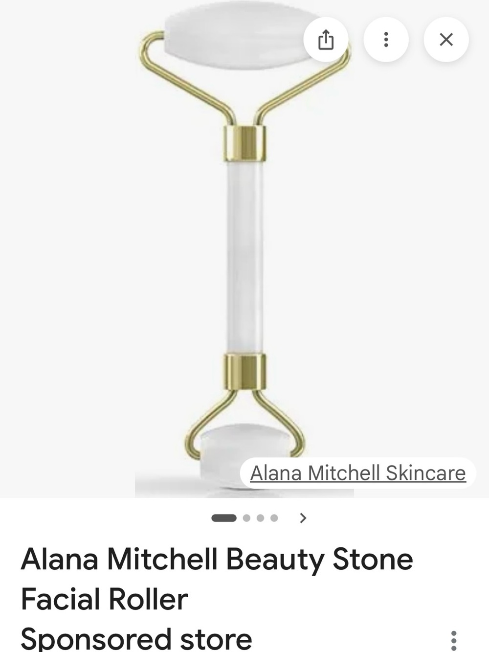 Jade Green Beauty Stone Facial Roller